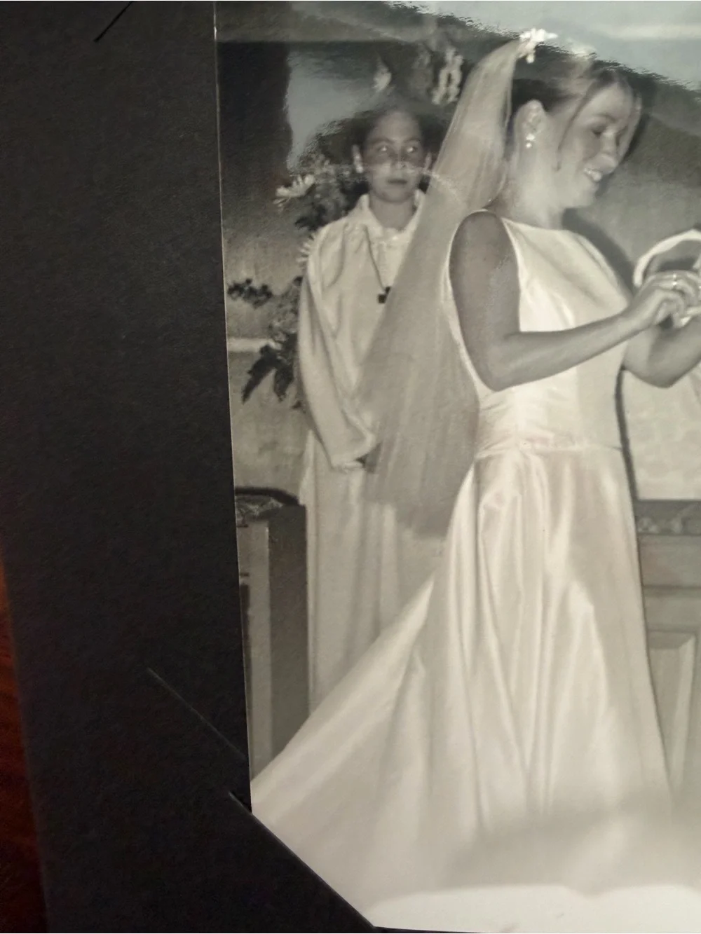 Wedding Photograph Wall Art - Black & White Vintage Style